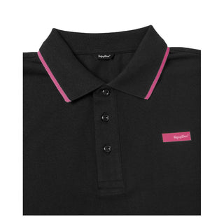 Elegant Cotton Polo With Contrast Details