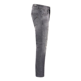 Chic Grey Dian Jeans With Distressed Detailing