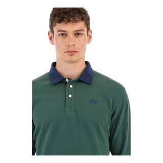 Green Cotton Polo Shirt