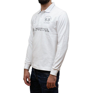 White Cotton Polo Shirt