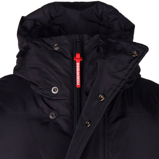 Black Nylon Men Jacket