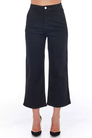 Chic High-waist Cropped Trousers - Luxury for You