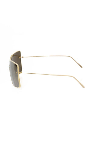 Gold Metallic Sunglasses For Women