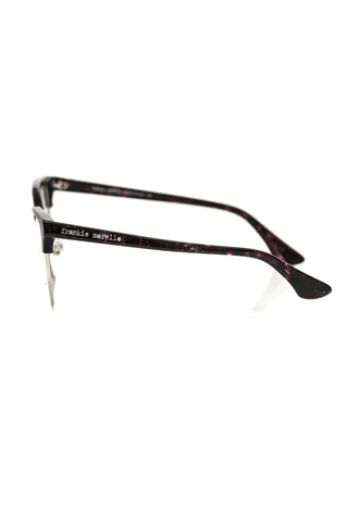 Burgundy Metallic Fiber Women Frame