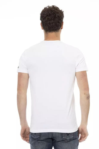 White Cotton Men's T-shirt