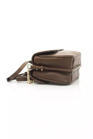 Brown Leather Women Crossbody Bag