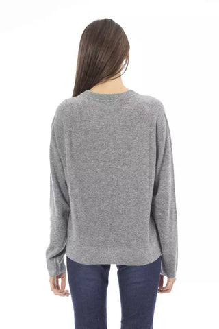 Gray Wool Women's Sweater