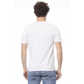 White Cotton Men T-shirt