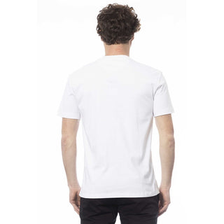 White Cotton Men T-shirt