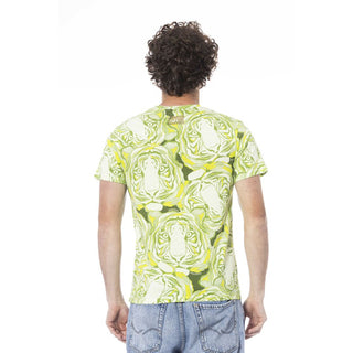 Green Cotton Men T-shirt