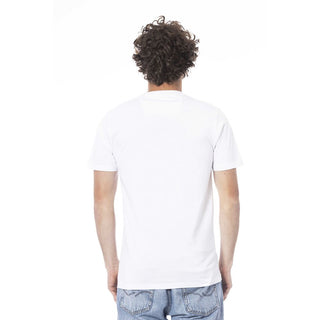 Beige Cotton Men T-shirt