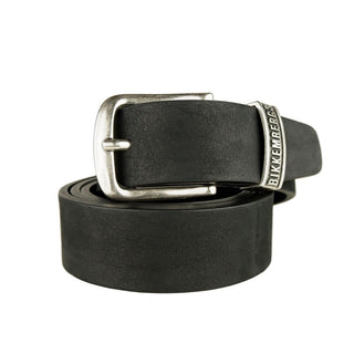 Sleek Calfskin Leather Belt In Classic Black - Luxury for You