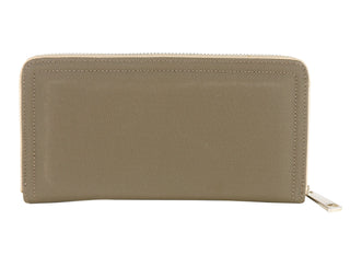 Chic Kaky Green Wallet With Leather Accents - Luxury for You