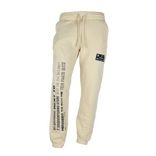 Elegant Beige Cotton Tracksuit Trousers - Luxury for You