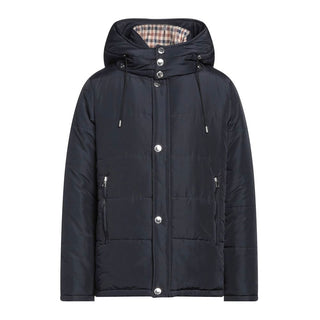 Elegant Blue Aquascutum Jacket With Removable Hood - Luxury for You