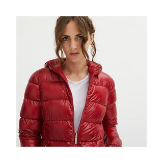 Ethereal Pink Down Jacket With Japanese Hood