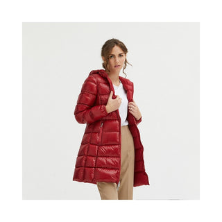 Ethereal Pink Down Jacket With Japanese Hood