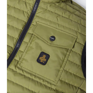 Versatile Green Down Vest For Men