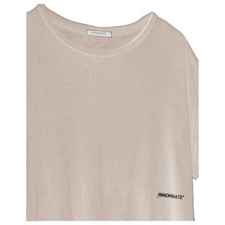 Elegant Oversized Modal Tee With Logo