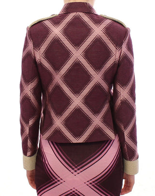 Elegant Multicolor Check Print Jacket - Luxury for You