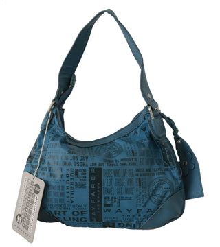 Chic Blue Fabric Shoulder Bag - Perfect For Everyday Elegance