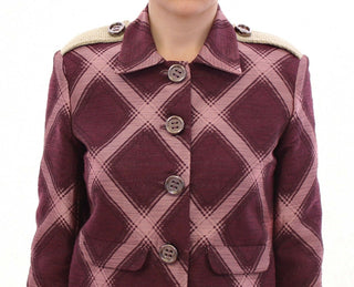 Elegant Multicolor Check Print Jacket - Luxury for You