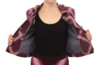 Elegant Multicolor Check Print Jacket - Luxury for You