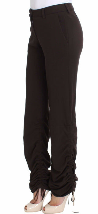 Chic Brown Casual Trousers For Sophisticated Style - Luxury for You