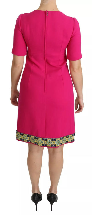 Pink Italia Forever Crystal Sheath Dress