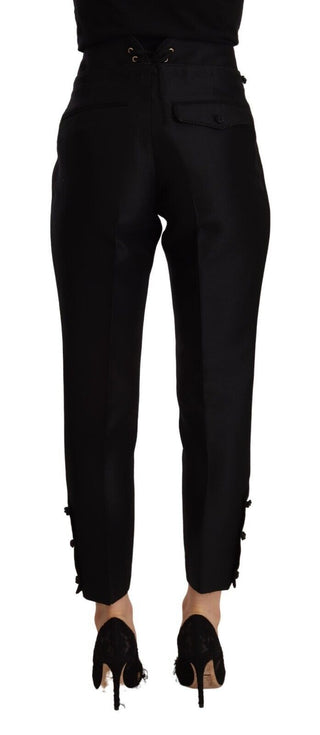 Elevated Elegance High-waist Skinny Trousers