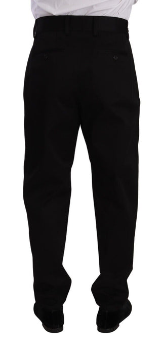 Elegant Slim-fit Cotton Trousers