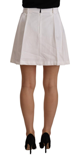 Chic High Waist A-line Mini Skirt