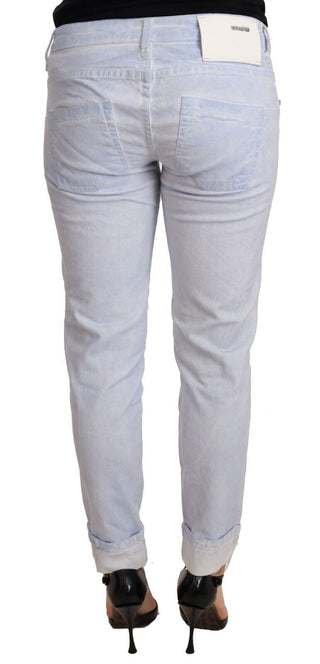 Light Blue Cotton Push Up Denim Jeans