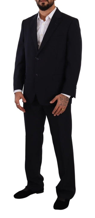 Elegant Black Two-piece Suit Ensemble