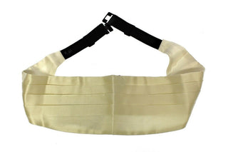 Exclusive White Silk Evening Cummerbund - Luxury for You