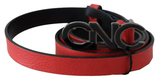 Elegant Red Leather Waist Belt - Luxury for You