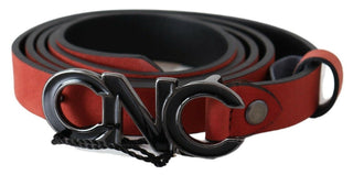 Elegant Blood Red Leather Belt - Luxury for You