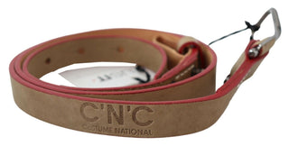 Beige Leather Fashion Belt - Luxury for You