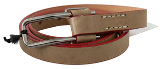 Beige Leather Fashion Belt - Luxury for You