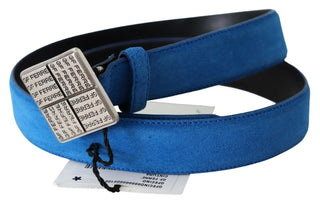 Elegant Royal Blue Leather Belt - Luxury for You