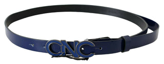 Sleek Dark Blue Leather Fashion Belt - Luxury for You