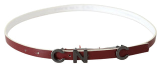 Chic Maroon Leather Fashion Belt - Luxury for You