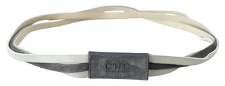 Chic White Leather Logo Belt - Luxury for You