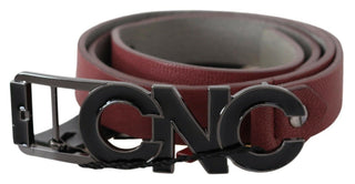 Elegant Maroon Leather Fashion Belt - Luxury for You