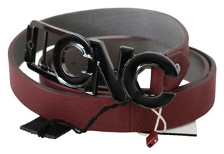 Elegant Maroon Leather Fashion Belt - Luxury for You