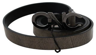 Elegant Dark Brown Leather Belt - Luxury for You