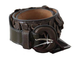 Chic Brown Fringed Leather Fashion Belt - Luxury for You