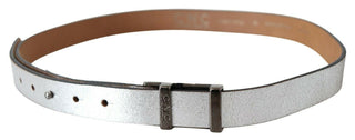 Elegant Silver Leather Fashion Belt - Luxury for You