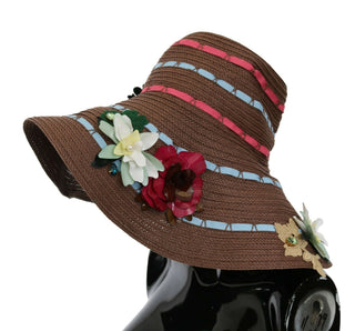 Elegant Floppy Floral Wide Brim Hat - Luxury for You