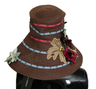 Elegant Floppy Floral Wide Brim Hat - Luxury for You